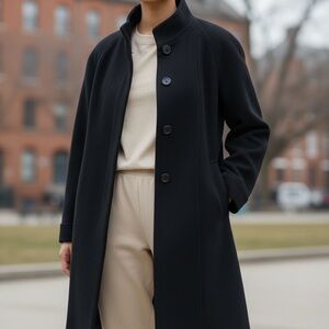 Sophisticated Black Trench Coat for Women